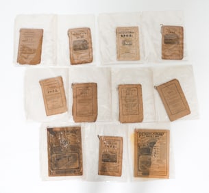 ANTIQUE FARMER'S ALMANACS 19TH & EARLY 20TH C.