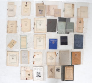 ANTIQUE & VINTAGE DINNER MENUS EARLY 1900S