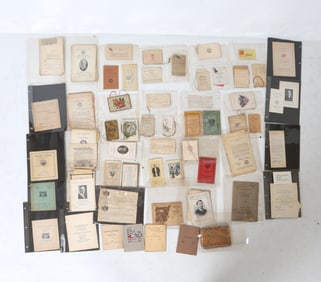 ANTIQUE & VINTAGE MASONIC EPHEMERA GROUPING