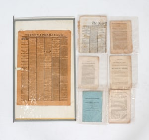 ANTIQUE CIVIL WAR EPHEMERA GROUPING 19TH C.