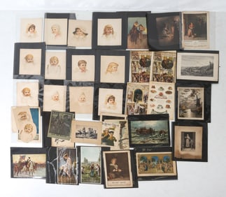 LARGE PORTFOLIO OF PRINTS INC. IDA WAUGH