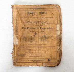 SMITHS ATLAS FOR SCHOOLS, ACADEMIES, FAMILIES 1835