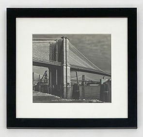 GEORGE FORSS (1941-2021) VIEW OF BROOKLYN BRIDGE