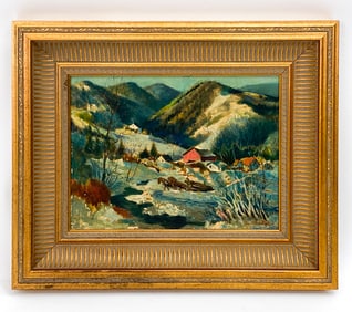 TOM R. OLENCHAK (1907-1992) IMPRESSIONIST O/B