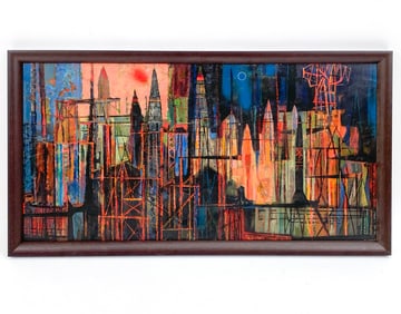 EDWARD ARTHUR ANDERSON (1923-2005) CITYSCAPE