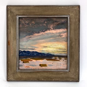 HELEN BLUMENSCHEIN (1909-1989) LANDSCAPE O/B