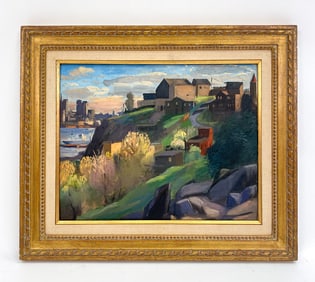 VINCENT LA GAMBINA (1909-1994) LANDSCAPE PAINTING