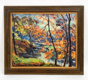 WILLIAM FISHER (1890-1985) IMPRESSIONIST O/C