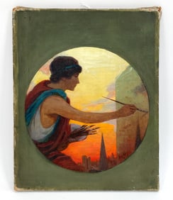 EARLY 20TH CENTURY ARTIST PAINTING O/C