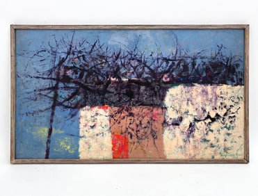 ALEXANDER RUSSO (1922-2021) ABSTRACT O/B 1956