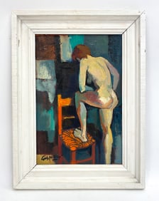 NINO GASPARRI (ITALIAN, 1910-1989) NUDE O/C