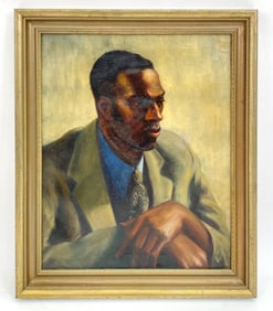 C. C. THOMAS PORTRAIT O/C