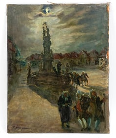 R. WEEGMANN (GERMAN 1889-1963) O/C