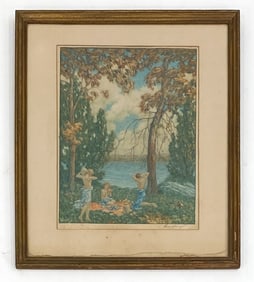 DAVID WALLING HUMPHREY (1872-1950) MONOTYPE