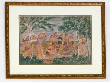 OLGA ROSENSON (1892-1959) IMPRESSIONIST W/P