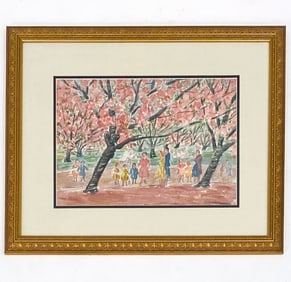 OLGA ROSENSON (1892-1959) IMPRESSIONIST W/P