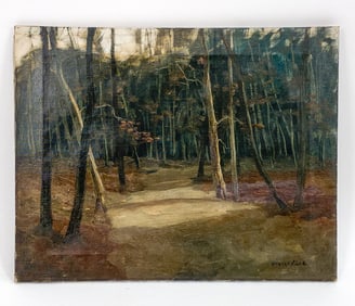 EARLY 20TH C. IMPRESSIONIST LANDSCAPE O/C