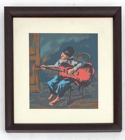 ABRAM TROMKA (1896-1954) SERIGRAPH