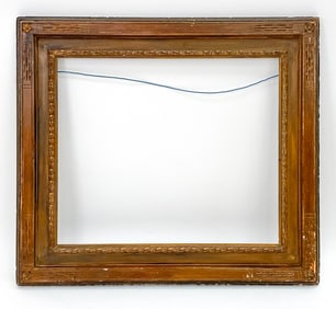 ANTIQUE GILT AND GESSO FRAME