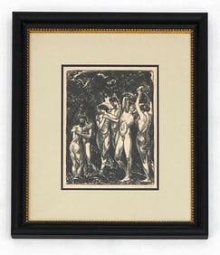 LUDWIG VON HOFMANN (GERMAN, 1861-1945) LITHOGRAPH