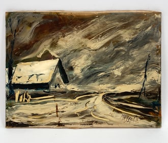 LIONEL FIORAVANTI MASSA (1914-2003) ABSTRACT O/C