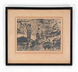 JOHN EDWARD COSTIGAN (1888-1972) ETCHING