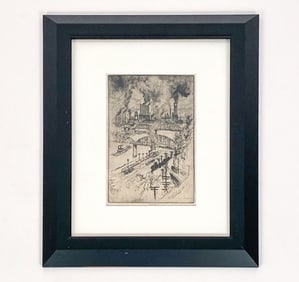 JOSEPH PENNELL (1857-1926) ETCHING