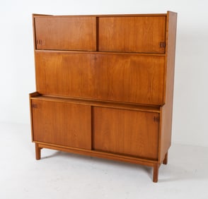 DANISH TEAK SIDEBOARD CABINET C. 1960S