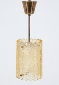 CARL FAGERLUND FOR ORREFORS GLASS PENDANT LIGHT