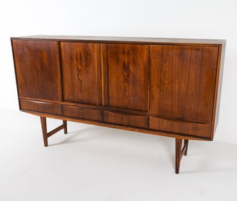 E. W. BACH DANISH ROSEWOOD SIDEBOARD C. 1960S