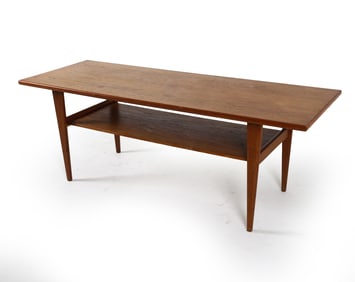 DANISH TEAK COFFEE TABLE C. 1960S