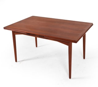OMANN JUN MODEL 50 TEAK DINING TABLE C. 1960S
