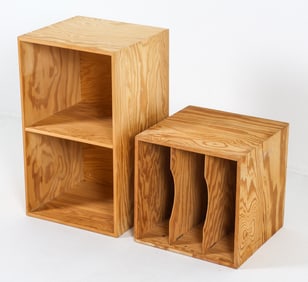 SCANDINAVIAN PINE STACKABLE SHELF GROUPING