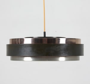 JO HAMMERBORG SAUCER PENDANT LIGHT C. 1960S