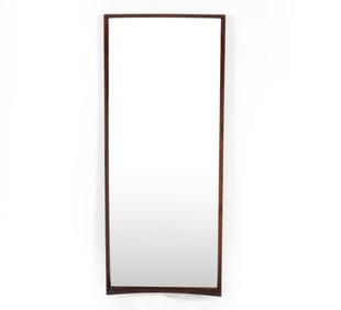 DANISH ROSEWOOD WALL MIRROR C. 1960S
