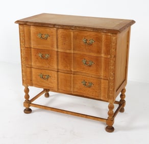 DANISH OAK CHEST OF DRAWERS C. 1970S