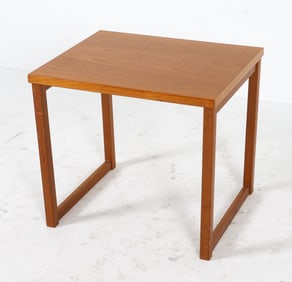 KAI KRISTIANSEN DANISH TEAK SIDE TABLE C. 1960S