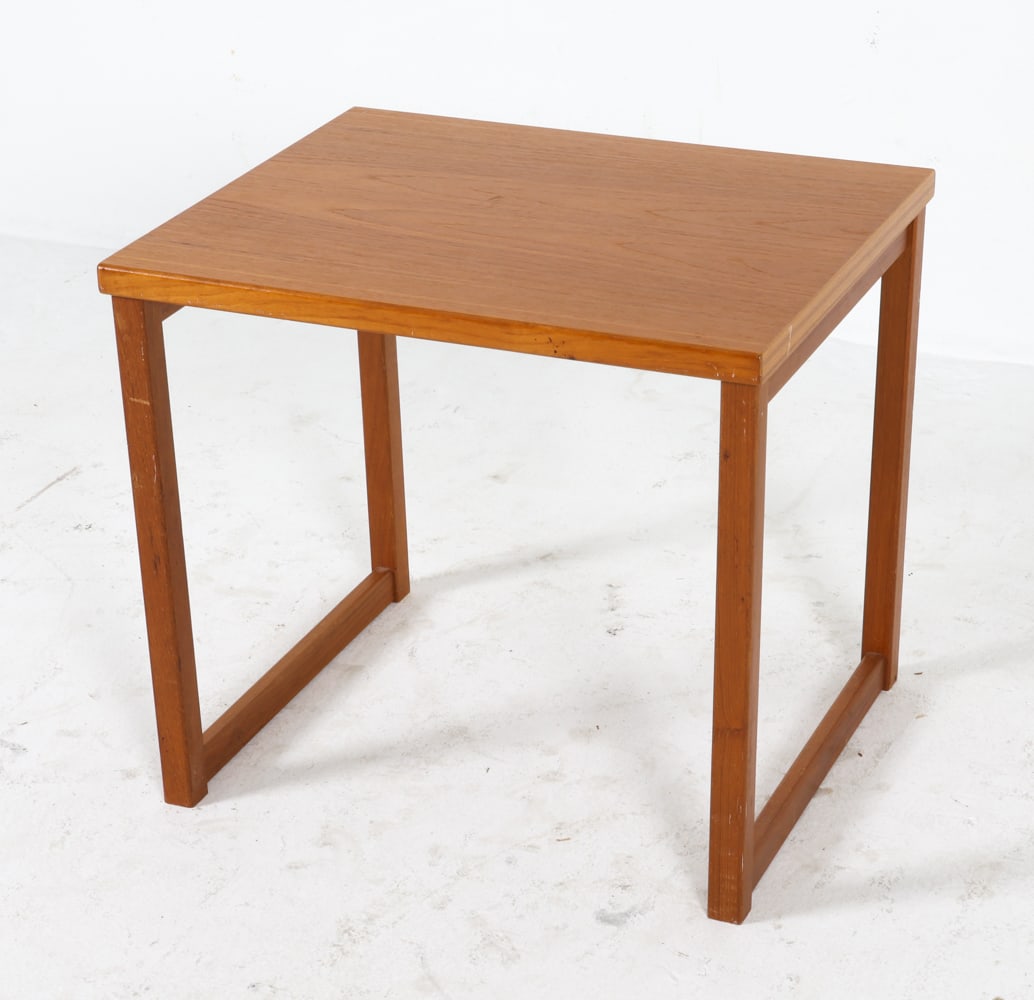 KAI KRISTIANSEN DANISH TEAK SIDE TABLE C. 1960S (1 of 11)