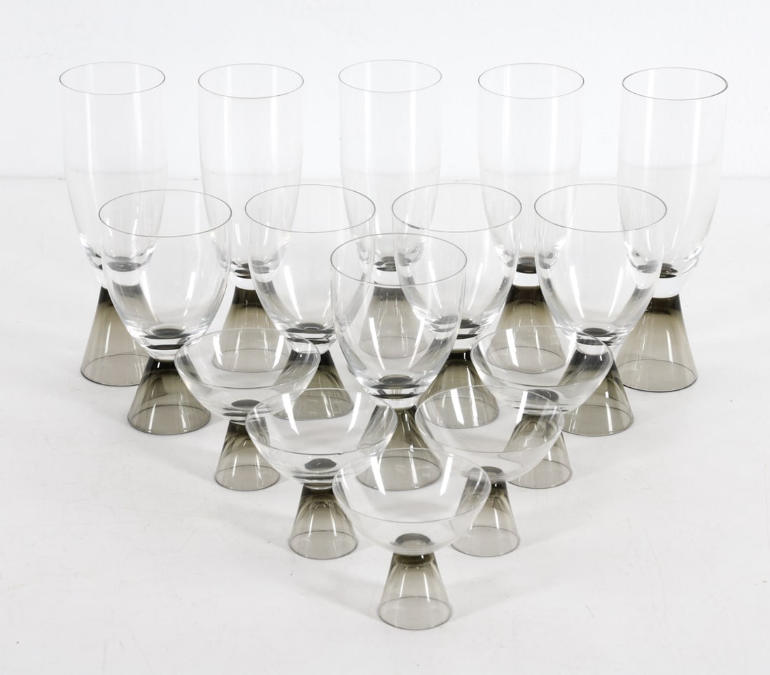 ROSENTHAL 'FORTUNA' CRYSTAL GLASS GROUPING (1 of 9)