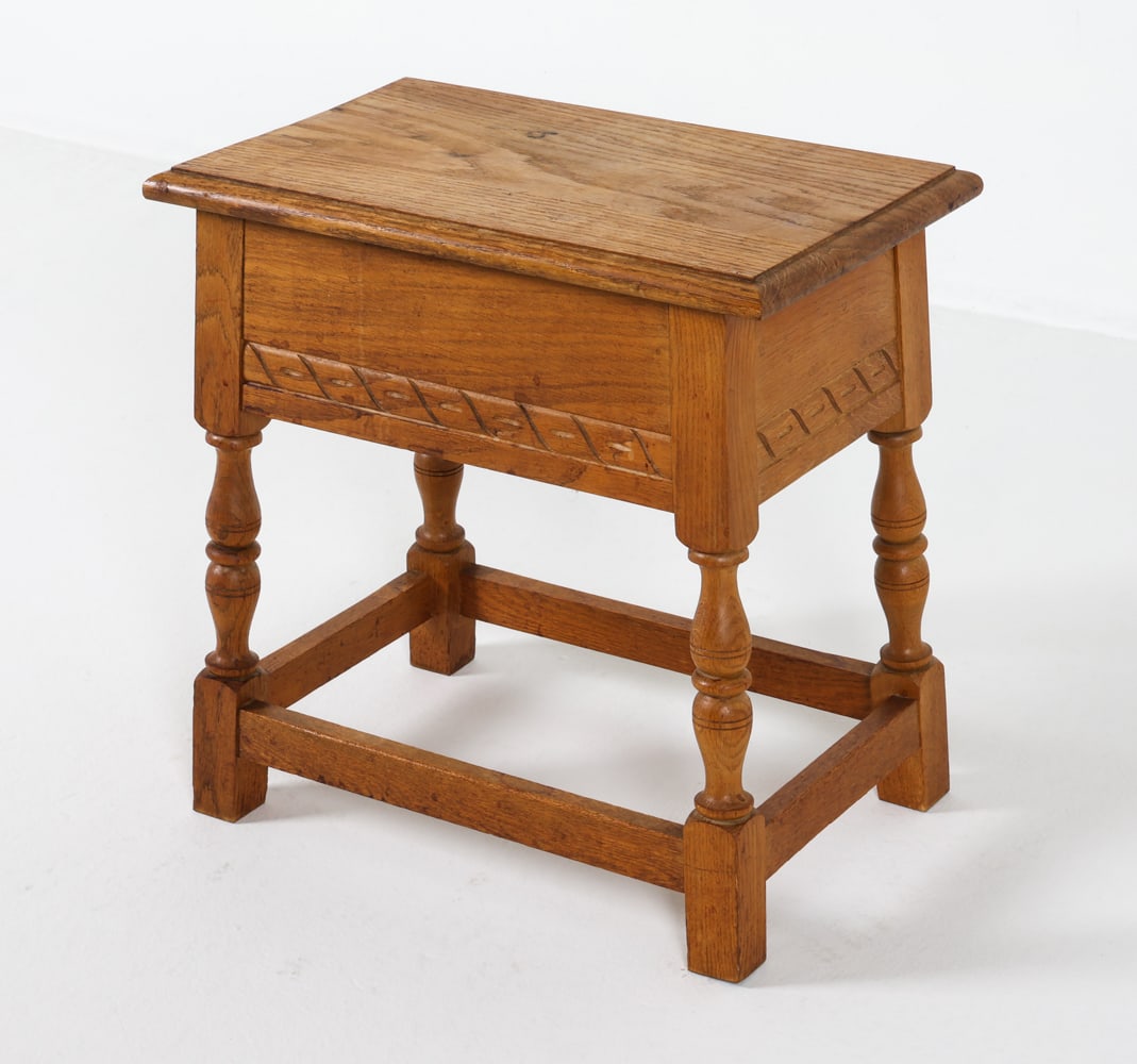 DANISH OAK SIDE TABLE C. 1970S (1 of 15)