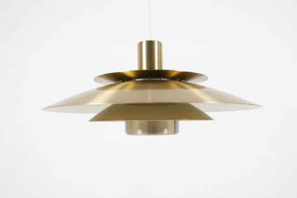 JEKA DANISH 'OPUS' SAUCER PENDANT LIGHT C. 1970S