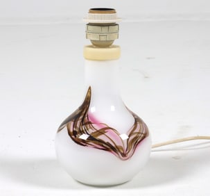 MICHAEL BANG HOLMEGAARD GLASS TABLE LAMP