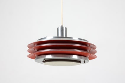 MID-CENTURY SAUCER PENDANT LIGHT C. 1960S