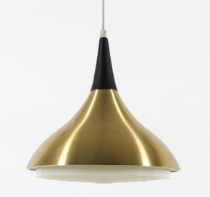 DANISH BRASS PENDANT LIGHT C. 1970S
