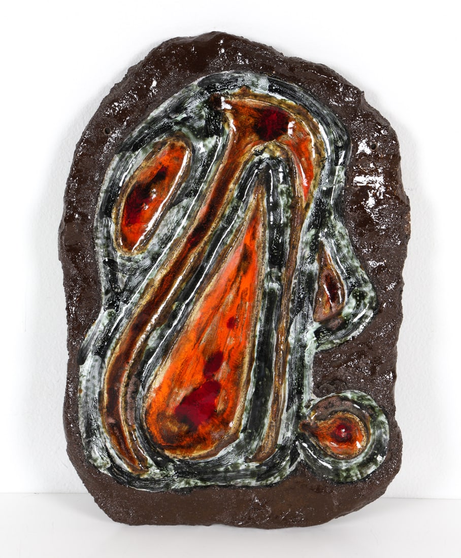 VINTAGE ABSTRACT CERAMIC SCULPTURE (1 of 6)