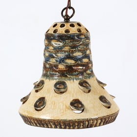 DANISH STUDIO CERAMIC PENDANT LIGHT C. 1970S