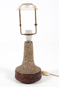 DANISH CERAMIC TABLE LAMP C. 1970S