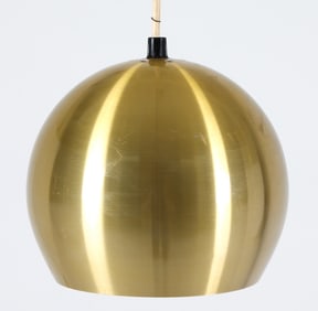 DANISH SPACE AGE BALL PENDANT LIGHT C. 1970S