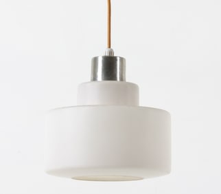 DANISH GLASS PENDANT LIGHT C. 1970S