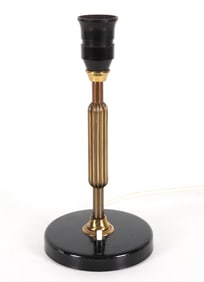 MID-CENTURY DANISH BRASS TABLE LAMP C. 1970S